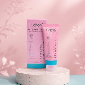 کرم ضد آفتاب ژنوبایوتیک مدل Light Rose حجم 50 میلی لیتر