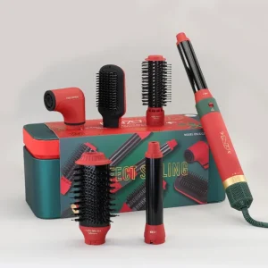 سشوار کادویی کریسمسی 6کاره انزو ایتالیا مدل EN6222 سشوار انزو ایتالیا 6کاره طرح کریسمس EN6222