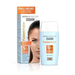 ضد آفتاب فیوژن واتر SPF50 بدون رنگ ایزدین