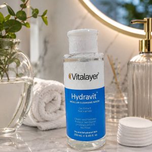 میسلار واتر ویتالیر مدل Hydravit مناسب پوست خشک حجم 250 میلی لیتر