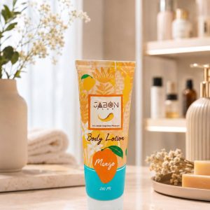 لوسیون بدن ژبن پلاس مدل mango حجم 250 میلی لیتر