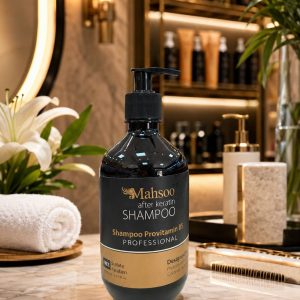 شامپو مو ماه سو مدل keratin حجم 500 میلی لیتر