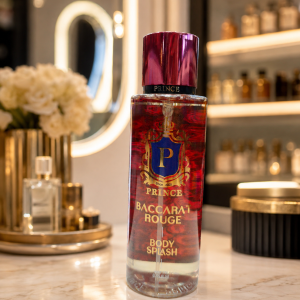 بادی اسپلش زنانه پرنس مدل BACCARAT ROUGE حجم 250 میلی‌لیتر