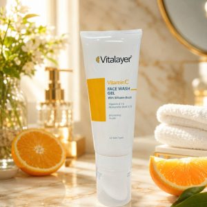 ژل شست و شوی و صورت ویتالیر مدل Vitamin C حجم 200 میلی لیتر