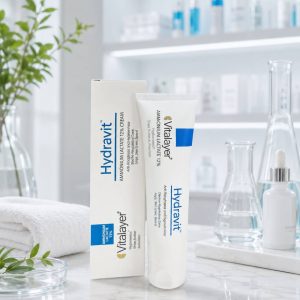 کرم آمونیوم لاکتات 12 درصد ویتالیر مدل Hydravit حجم 100 میلی لیتر