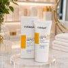 فلوئید ضدآفتاب رنگی ویتالیر 50 SPF مدل Vitamin C مناسب انواع پوست