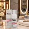 شامپو فوم تقویت‌کننده و ضد ریزش مو ویتاپلکس مدل Advanced Care مناسب موهای کاشته شده حجم 150 میلی‌لیتر