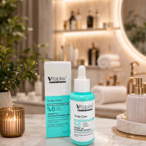 تونیک مو ویتاپلکس مدل Scalp Care حجم 100 میلی‌لیتر کنترل چربی پوست سر